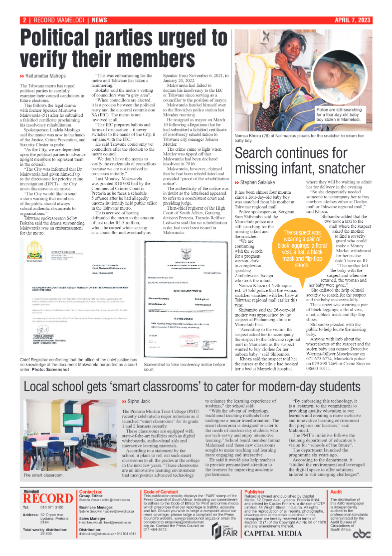 Rekord Mamelodi 07 April 2023 page 2
