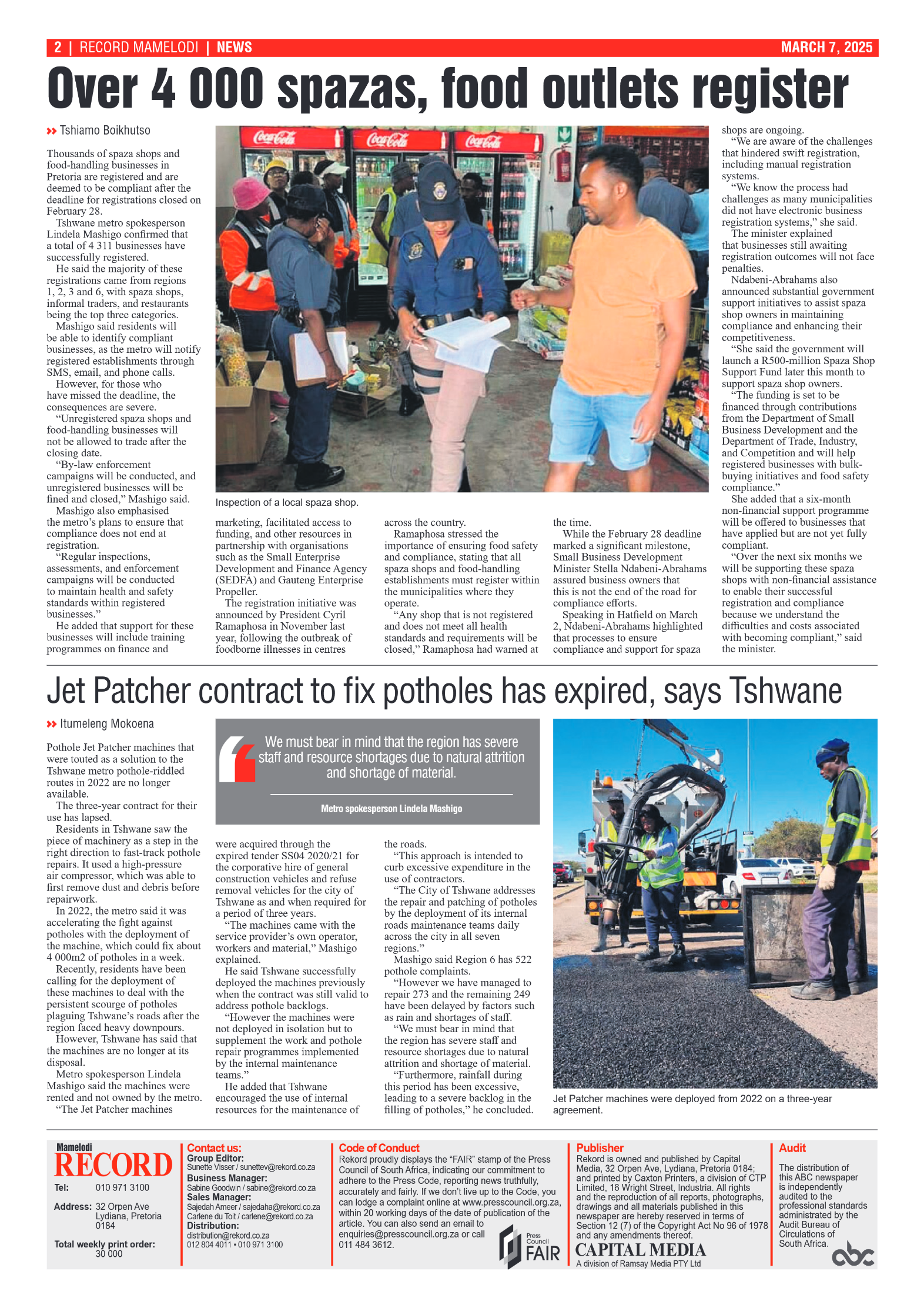 Rekord Mamelodi 07 March 2025 page 2