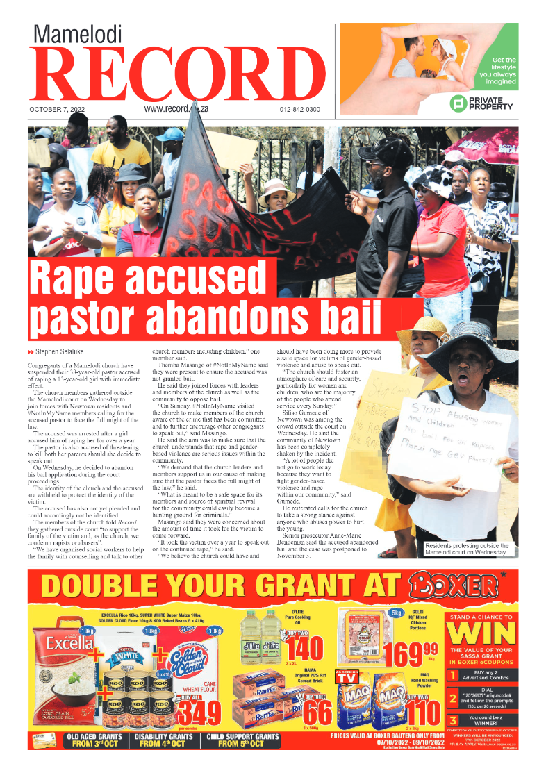Rekord Mamelodi 07 October 2022 page 1