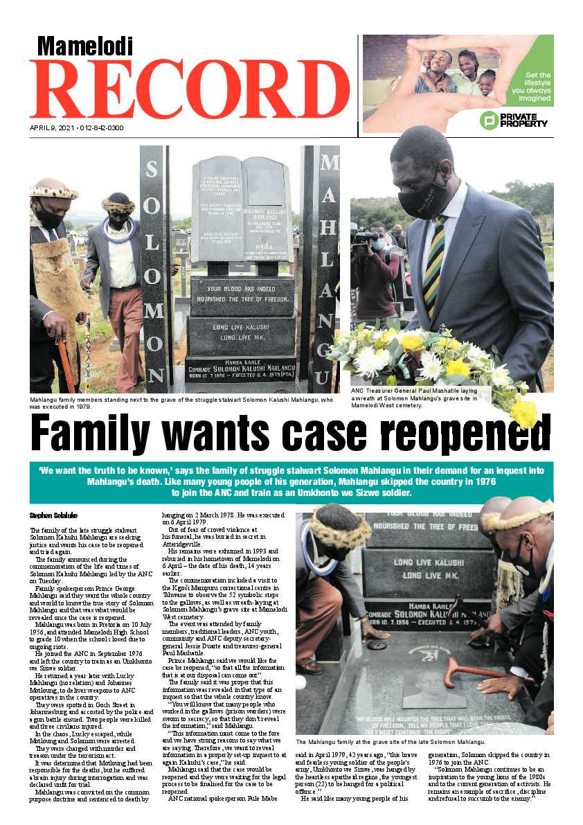 Rekord Mamelodi 09 April 2021 page 1