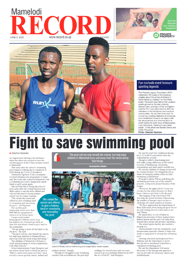 Rekord Mamelodi 09 June 2023 page 1