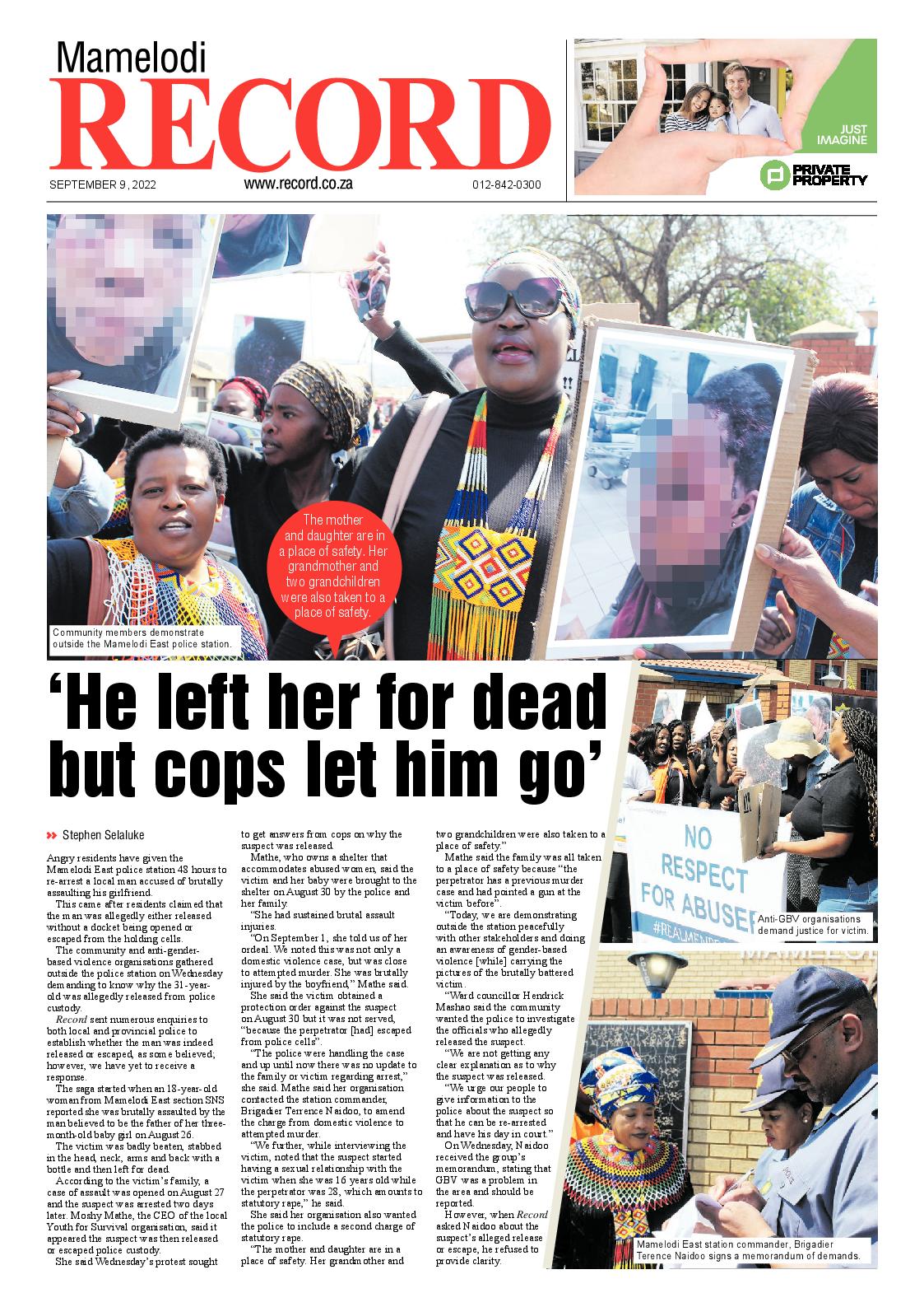 Rekord Mamelodi 09 September 2022 page 1