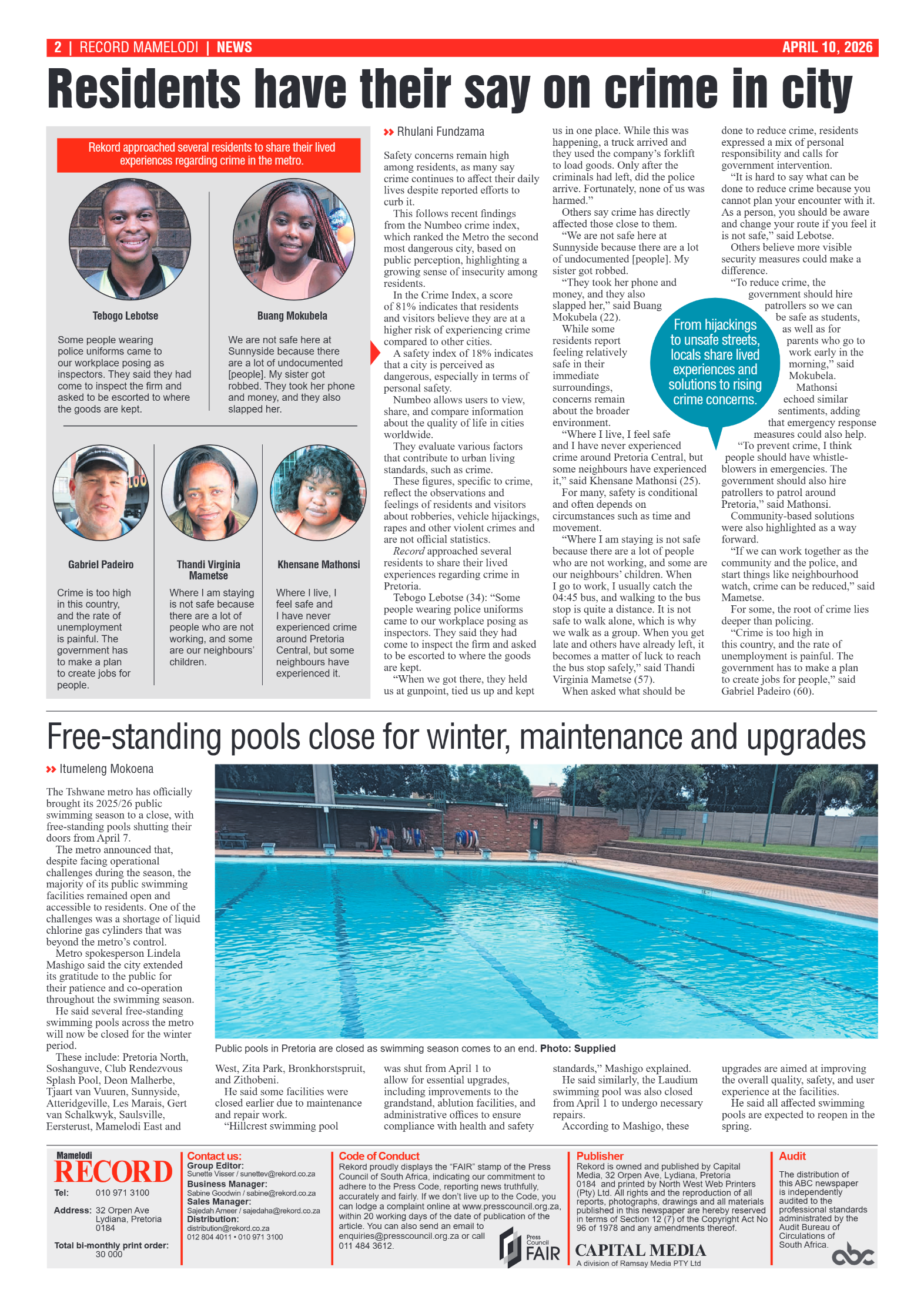 Rekord Mamelodi 10 April 2026 page 2