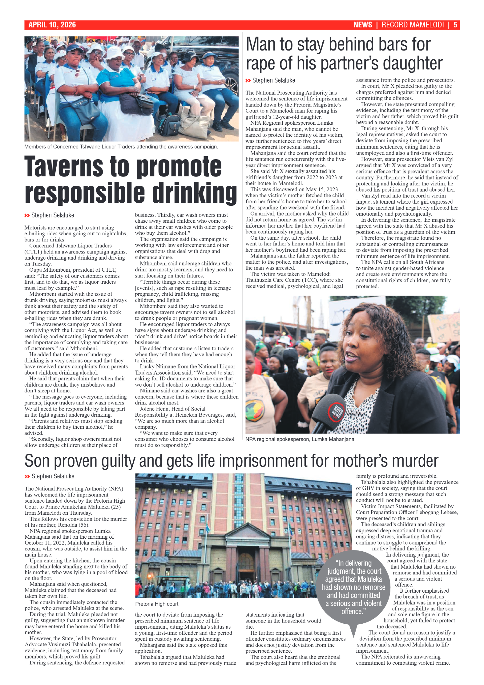 Rekord Mamelodi 10 April 2026 page 5