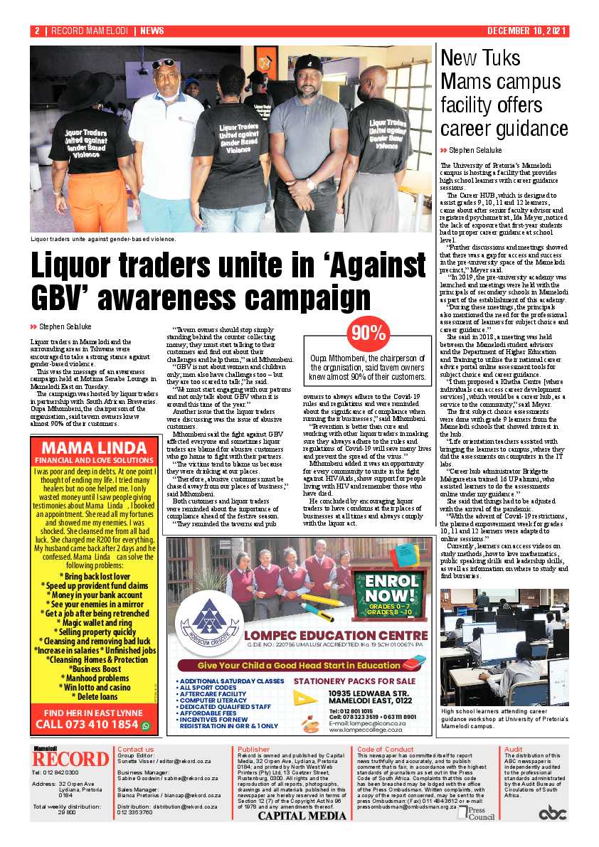 Rekord Mamelodi 10 December 2021 page 2