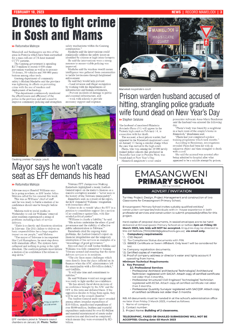Rekord  Mamelodi 10 February 2023 page 3