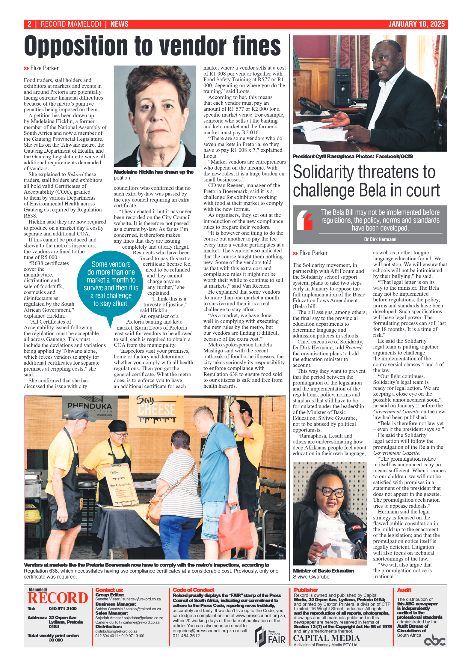 Rekord Mamelodi 10 January 2025 page 2