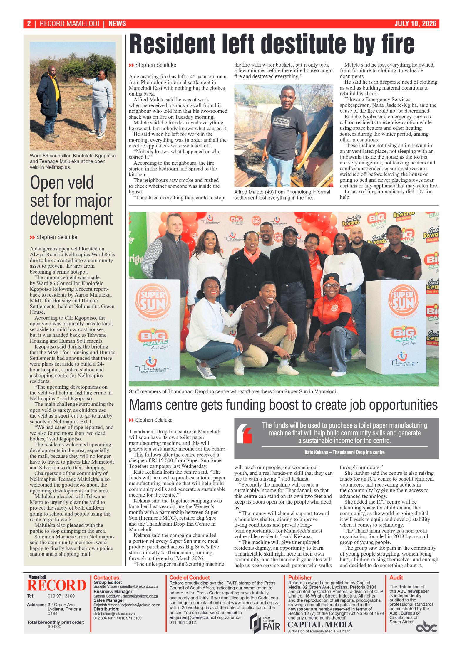 Rekord Mamelodi 10 July 2026 page 4