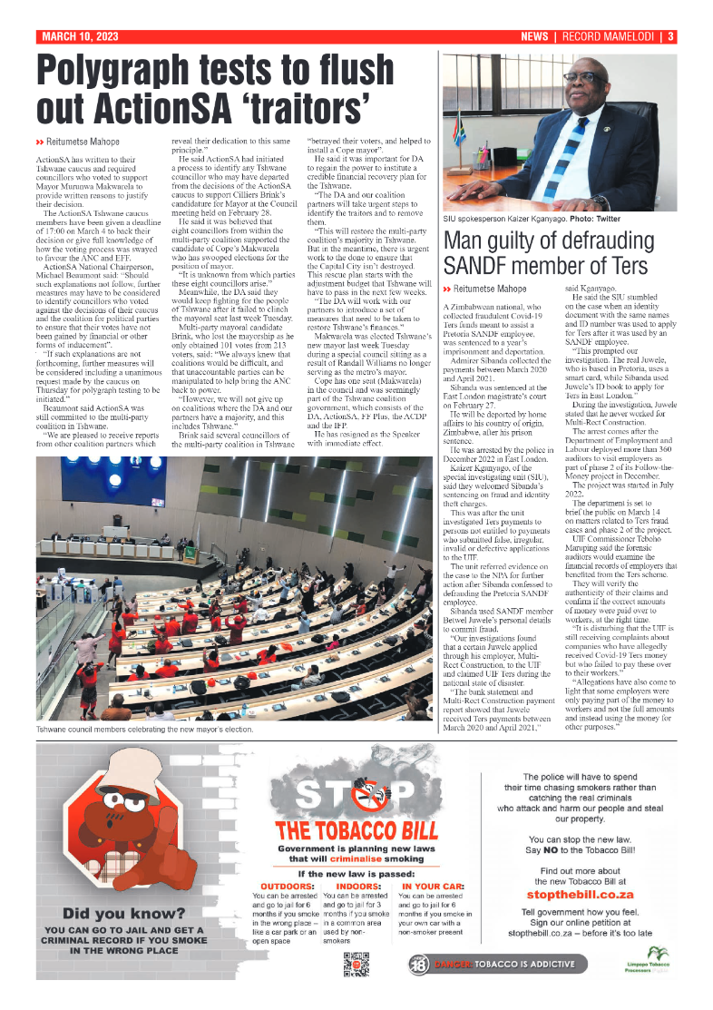 Rekord Mamelodi 10 March 2023 page 3