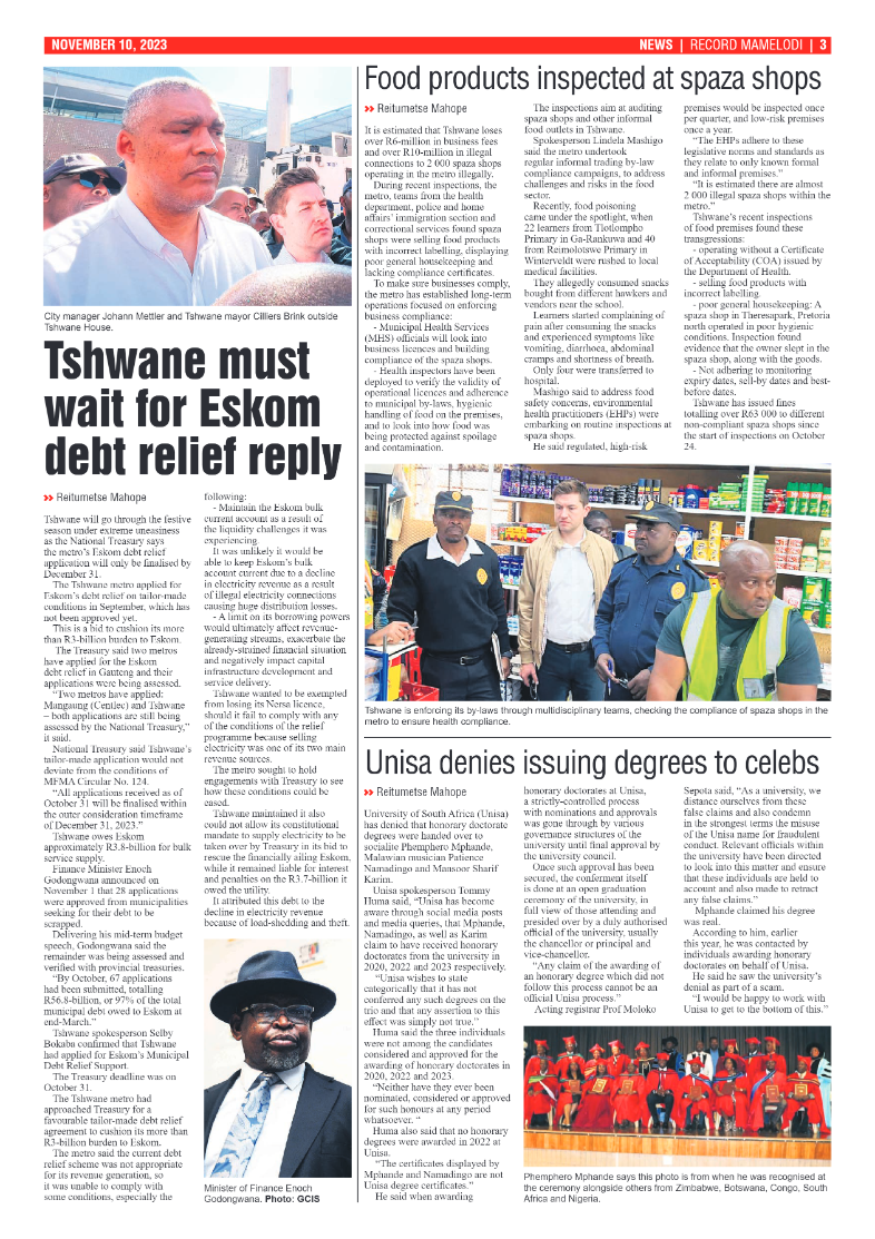 Rekord Mamelodi 10 November 2023 page 3