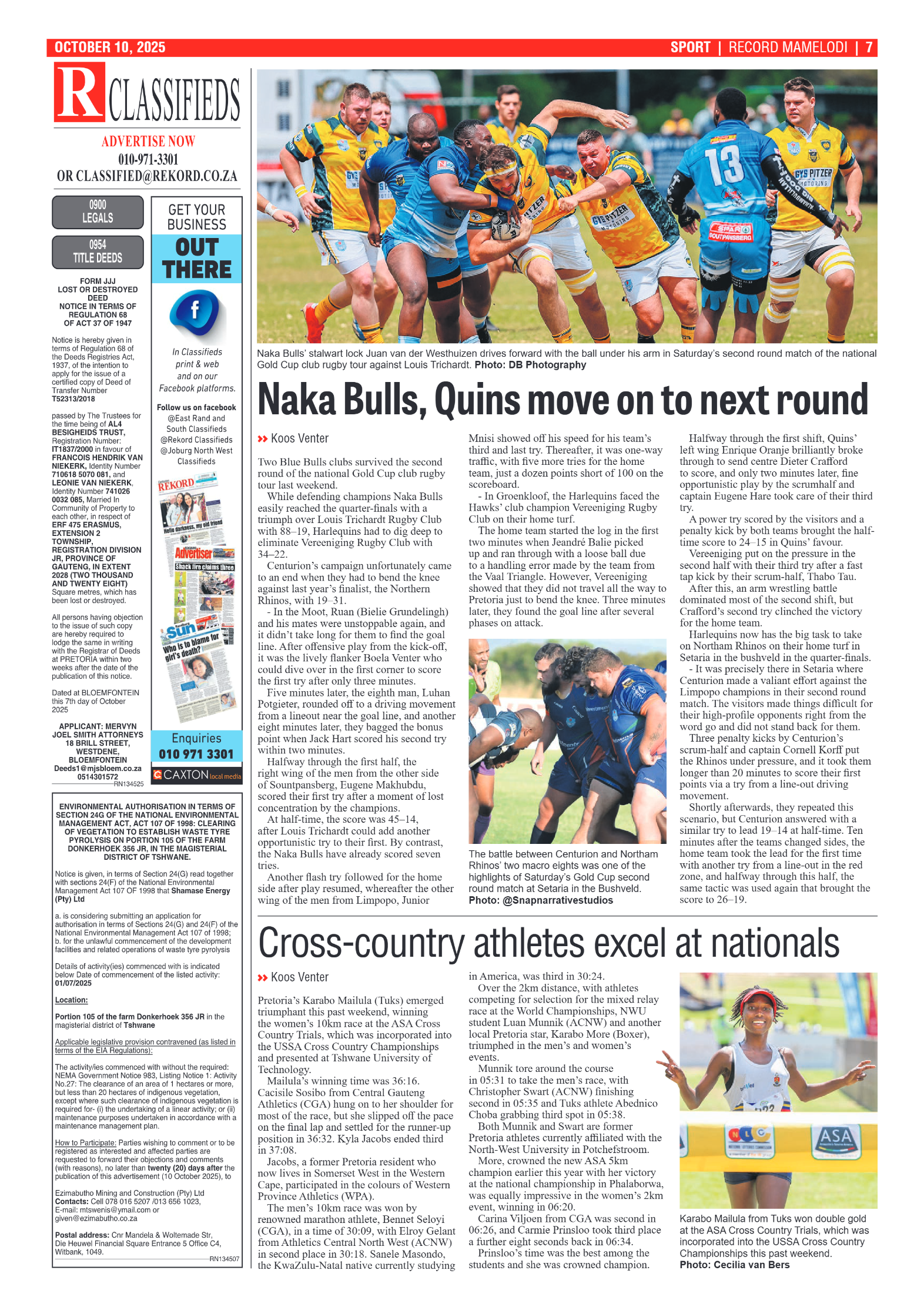 Rekord Mamelodi 10 October 2025 page 7