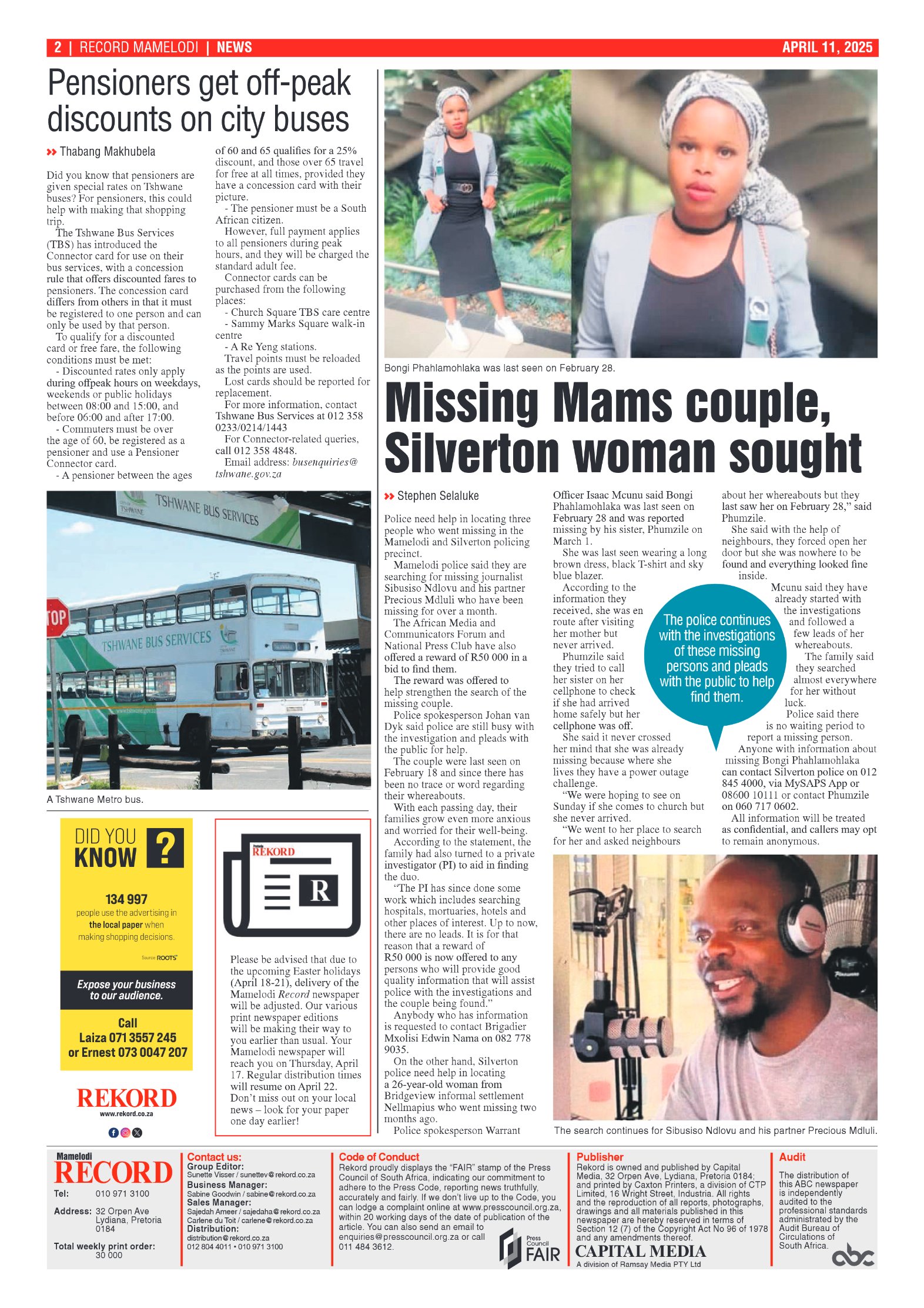 Rekord Mamelodi 11 April 2025 page 2