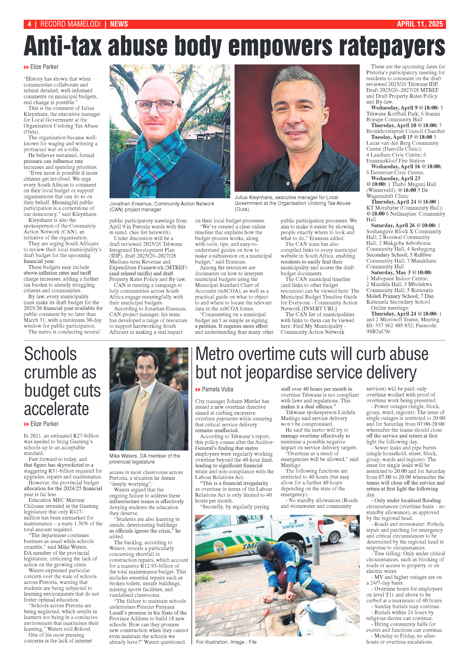 Rekord Mamelodi 11 April 2025 page 4