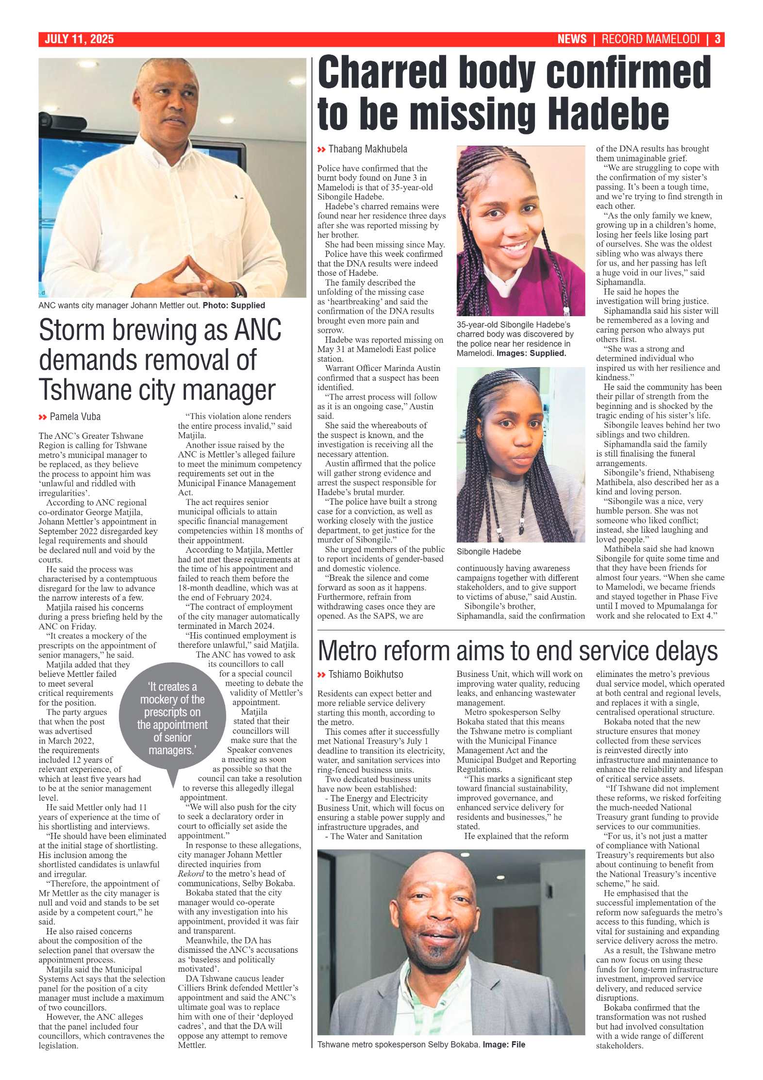 Rekord Mamelodi 11 July 2025 page 3