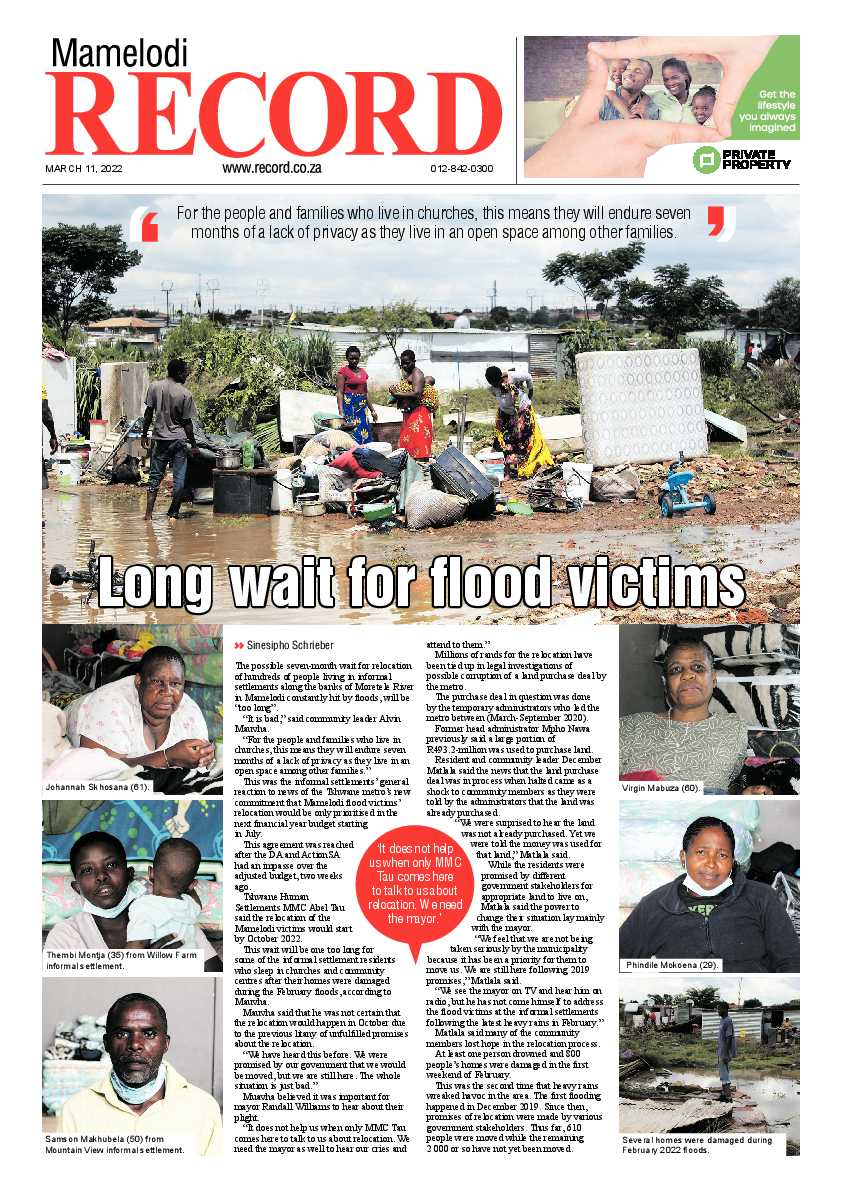 Rekord Mamelodi 11 March 2022 page 1