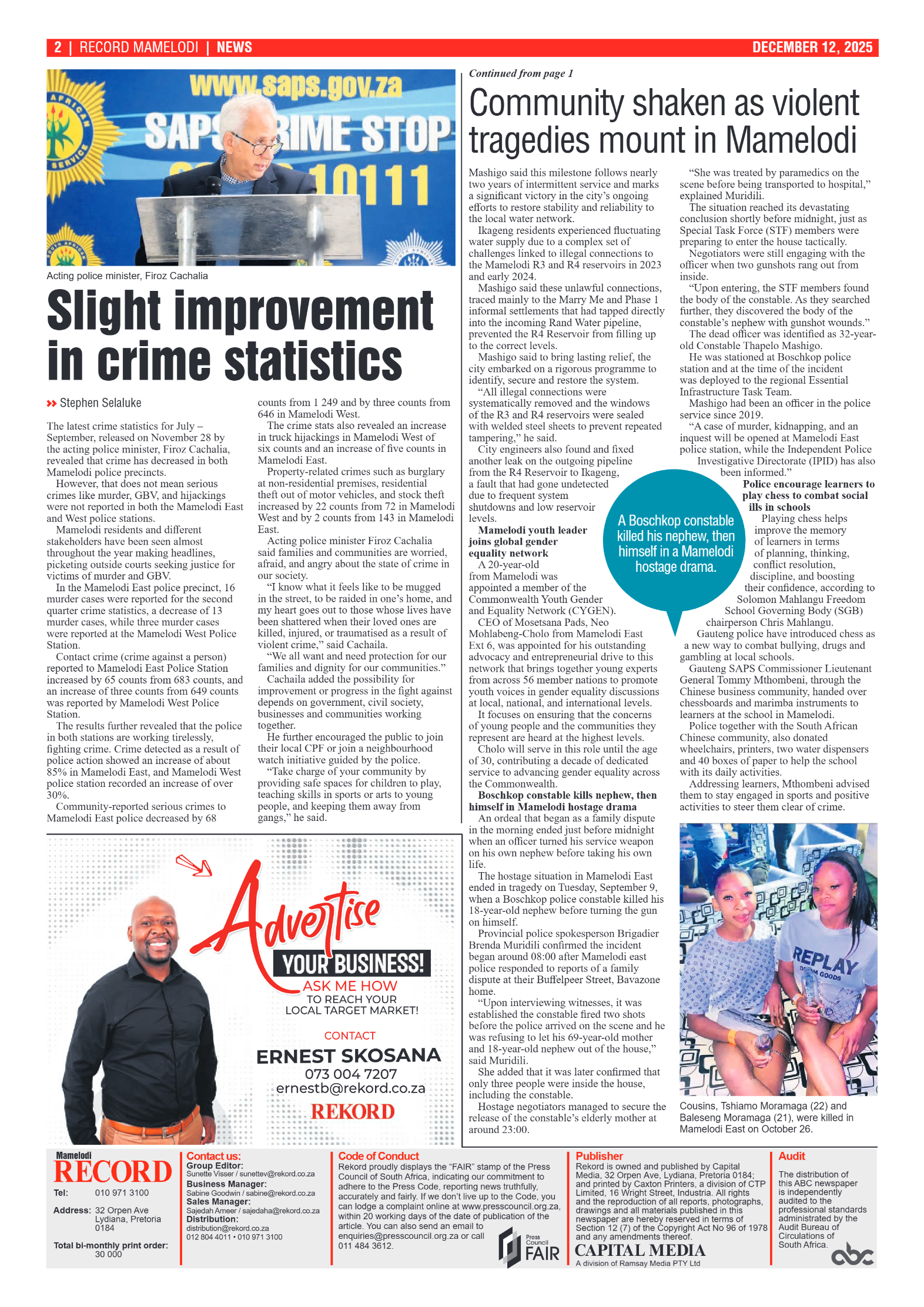 Rekord Mamelodi 12 December 2025 page 2