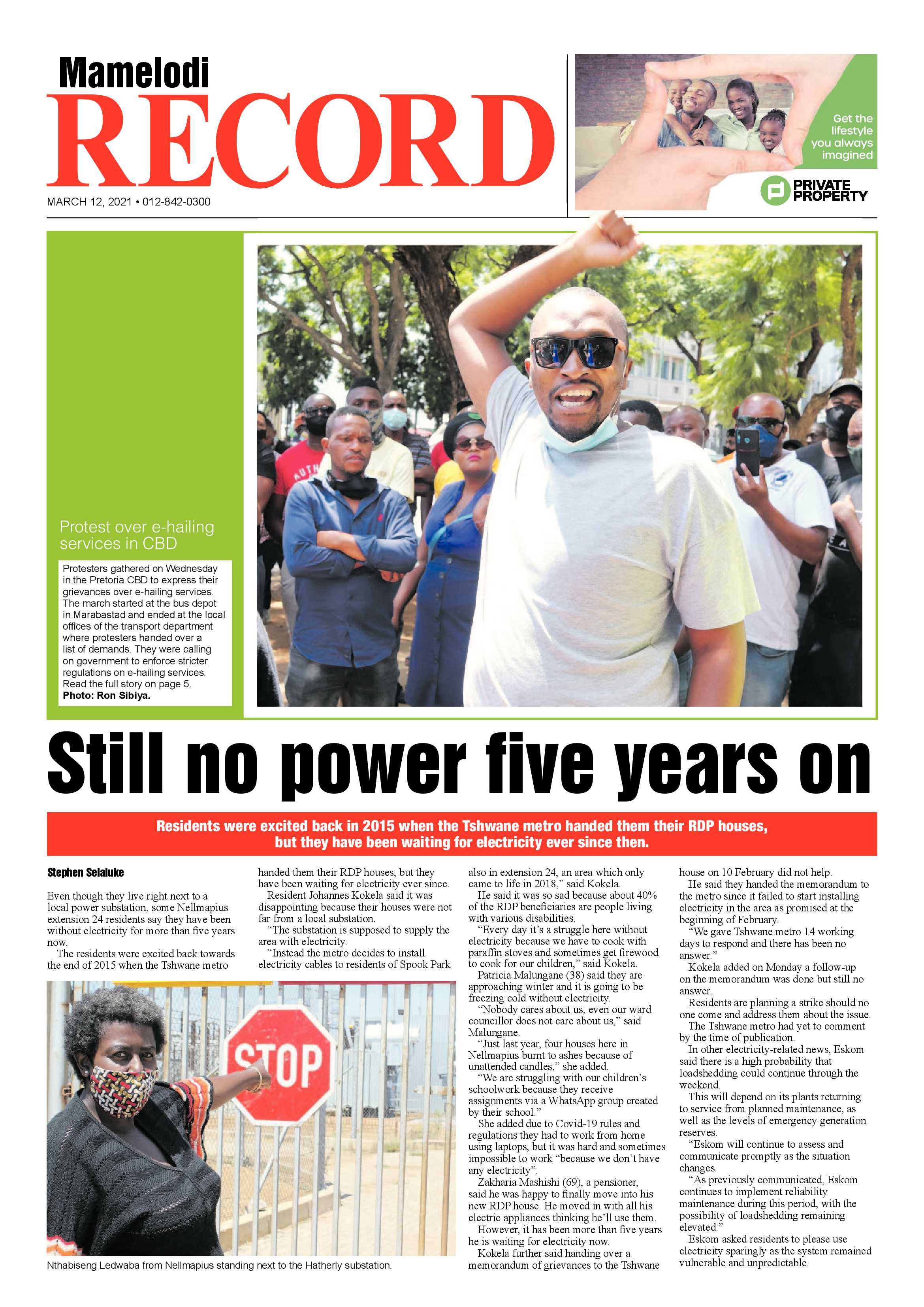 Rekord Mamelodi 12 March 2021 page 1