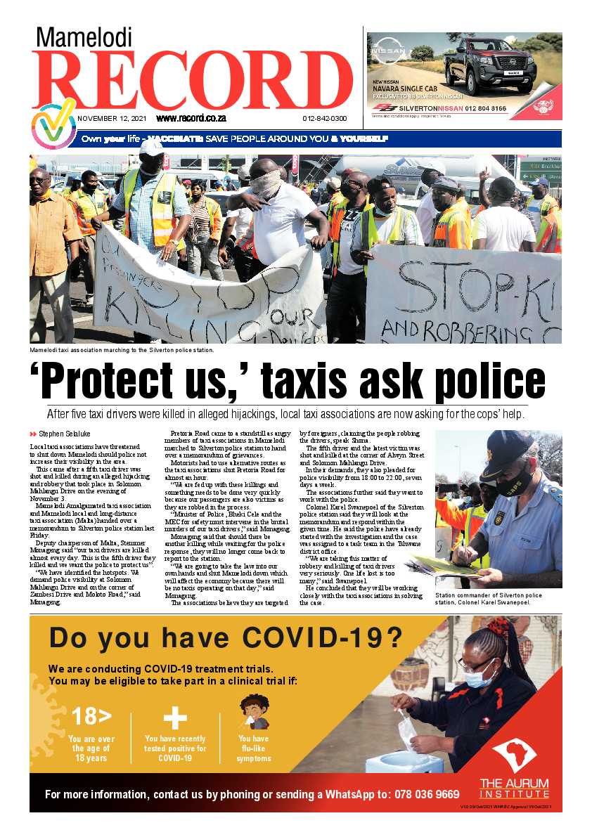 Rekord Mamelodi 12 November 2021 page 1
