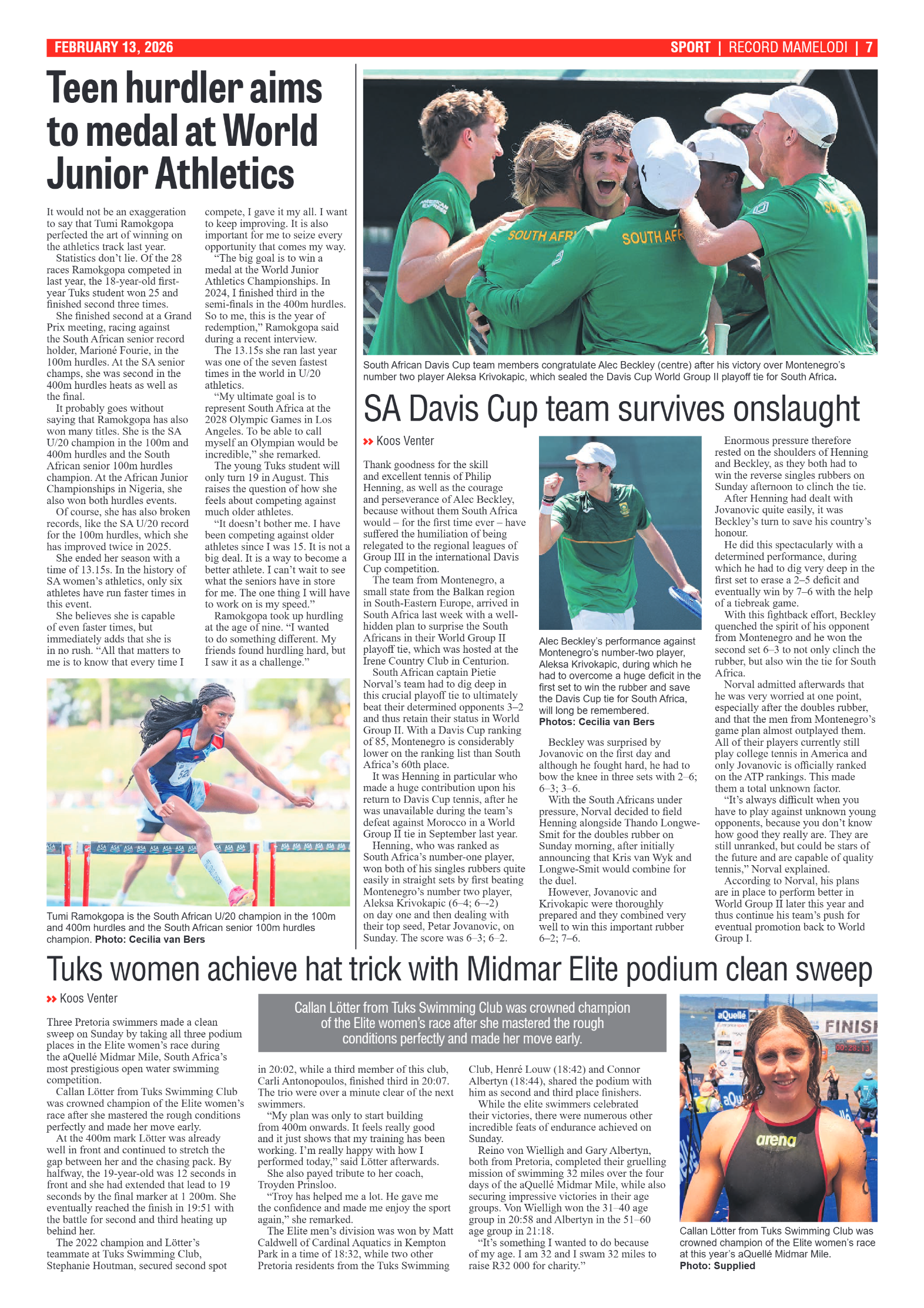 Rekord Mamelodi 13 February 2026 page 7