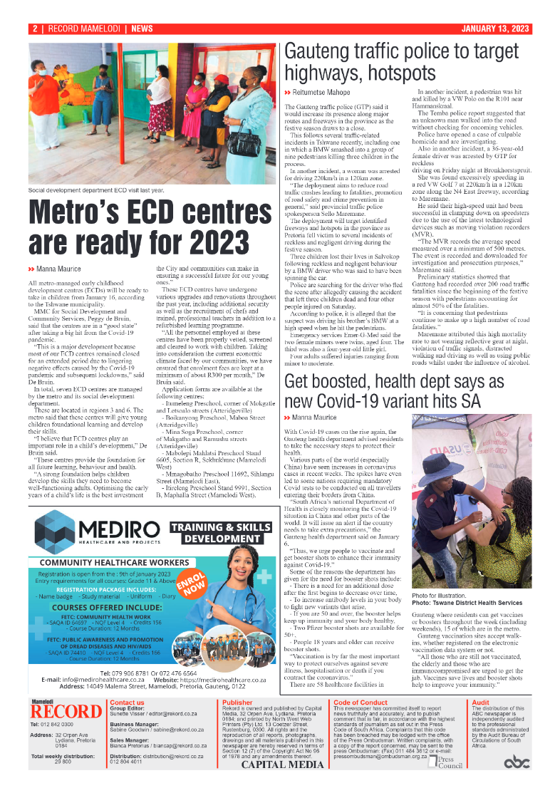 Rekord Mamelodi 13 January 2023 page 2