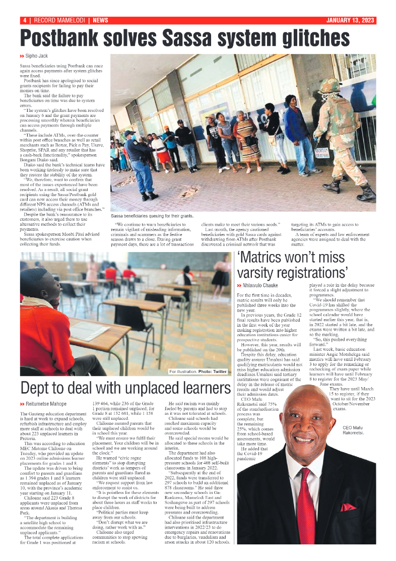 Rekord Mamelodi 13 January 2023 page 4