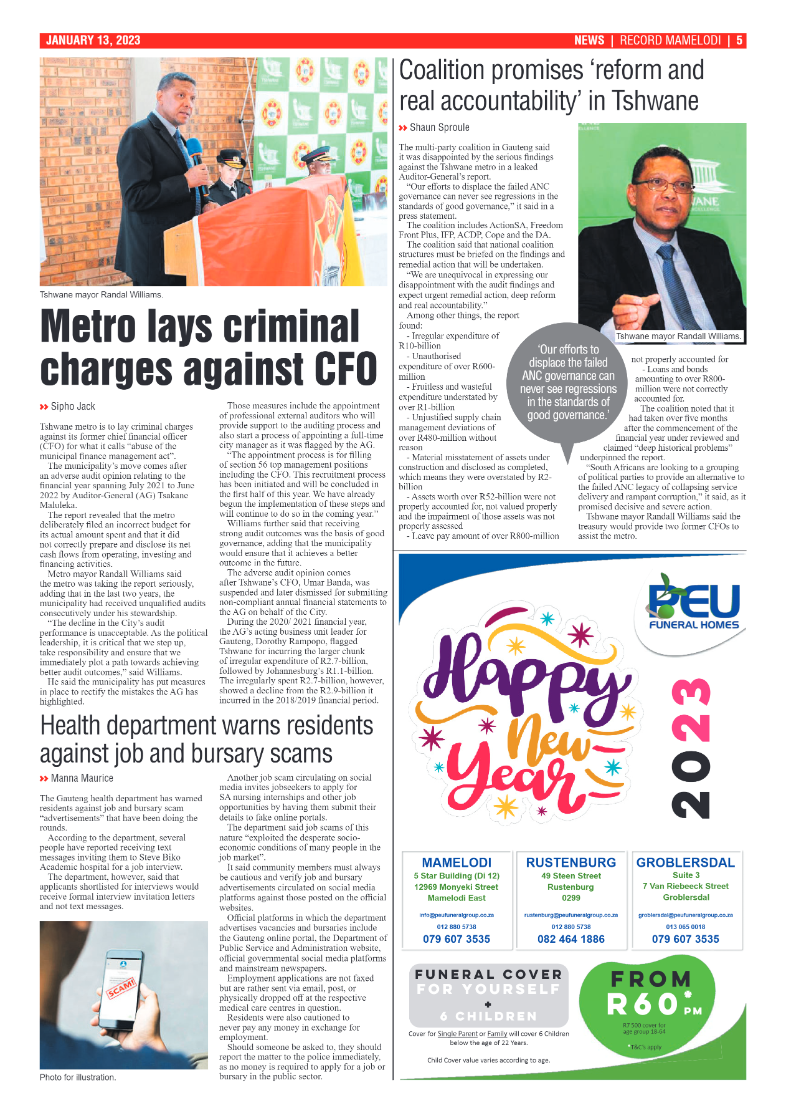Rekord Mamelodi 13 January 2023 page 5