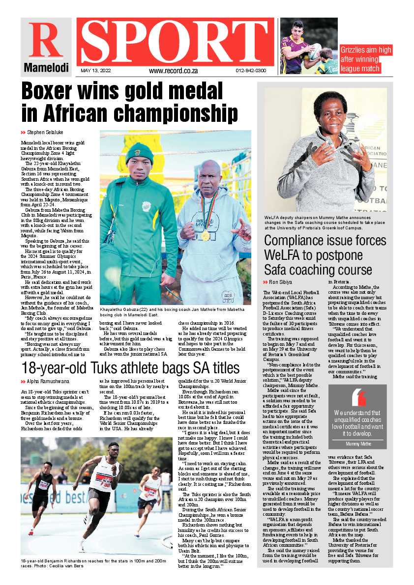 Rekord Mamelodi 13 May 2022 page 8