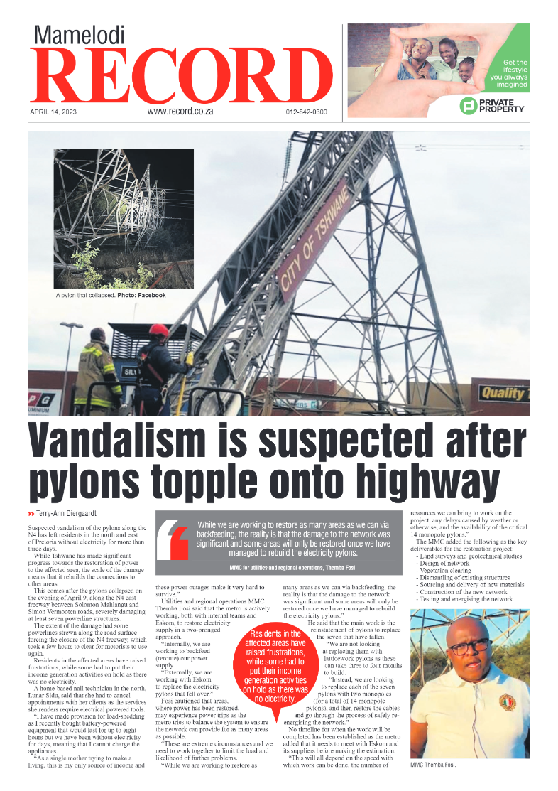 Rekord Mamelodi 14 April 2023 page 1