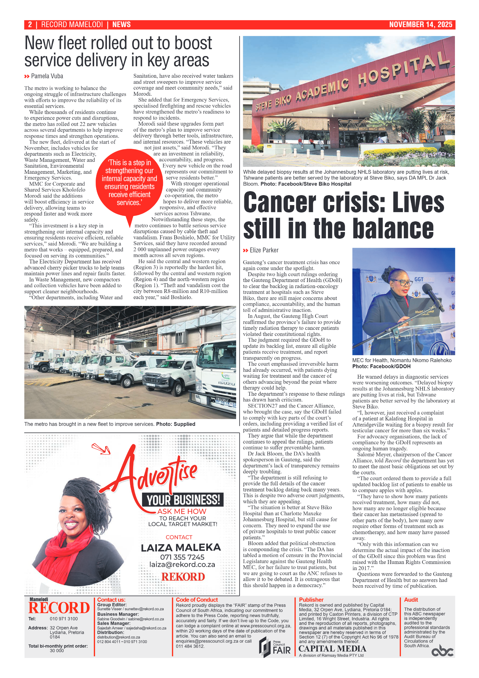 Rekord Mamelodi 14 November 25 page 2