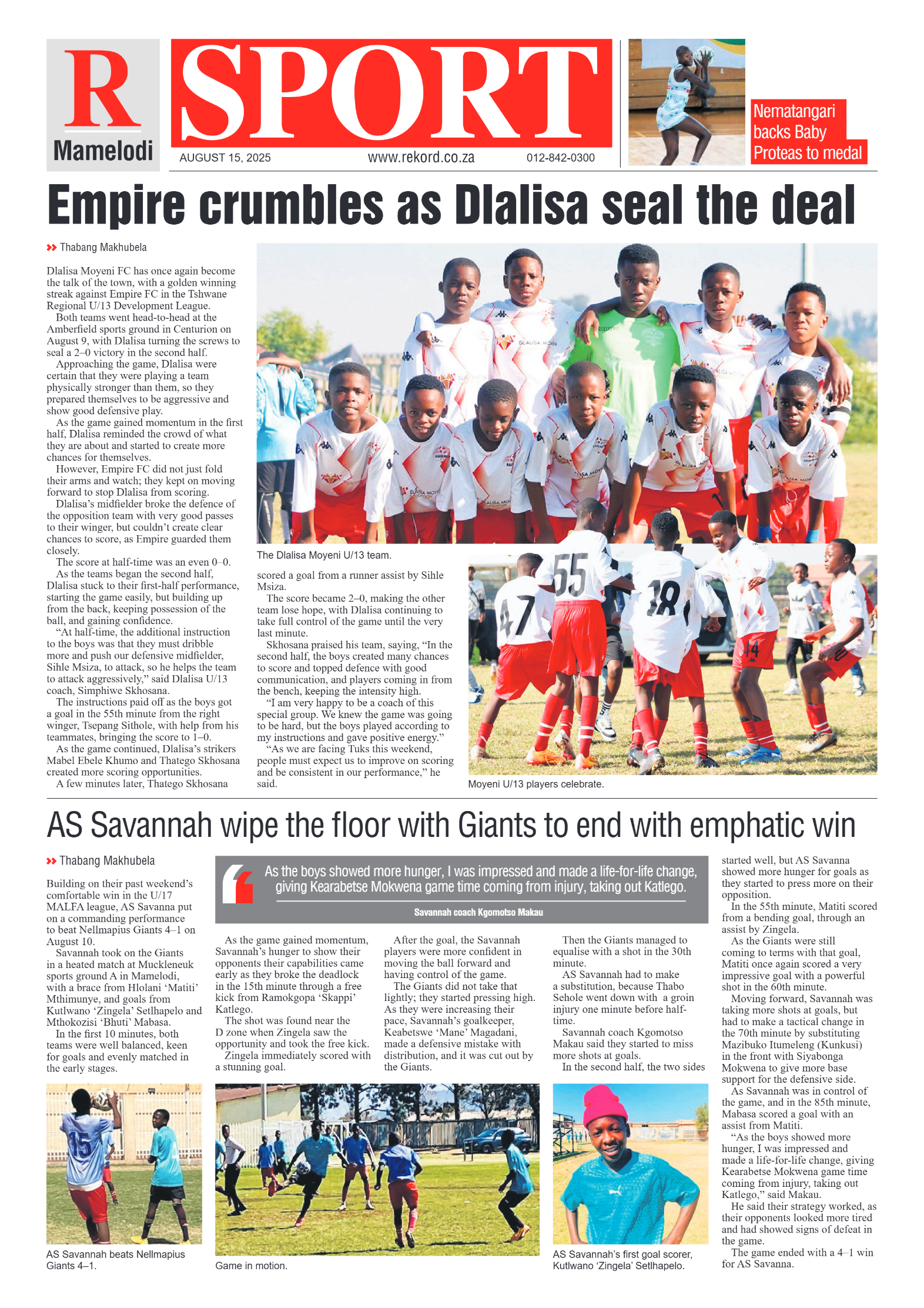 Rekord Mamelodi 15 August 2025 page 8