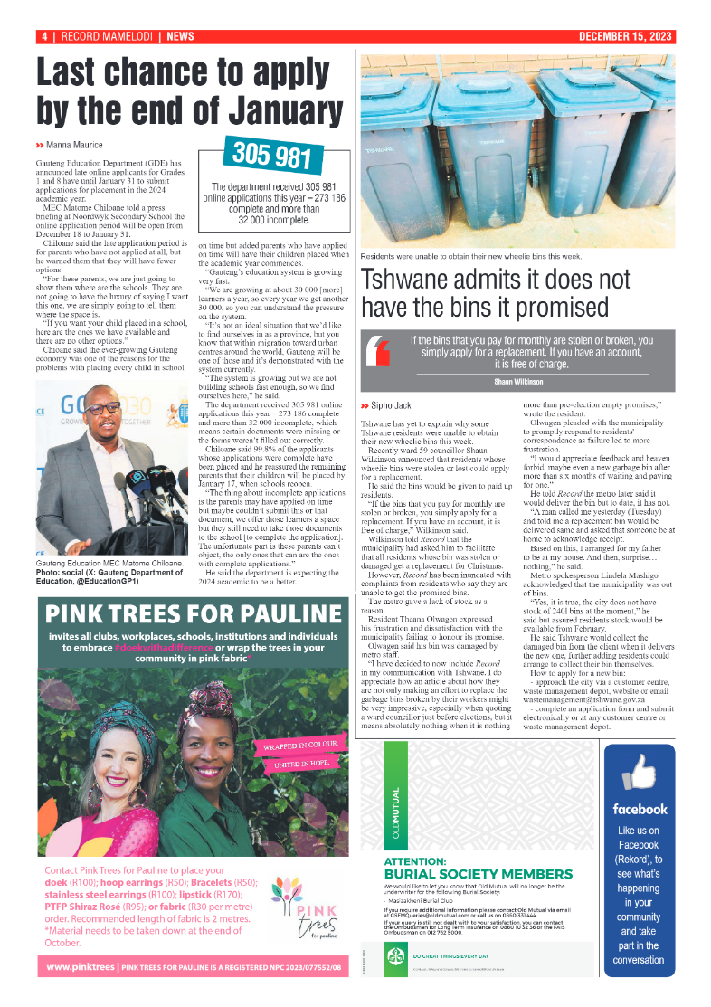 Rekord Mamelodi 15 December 2023 page 4