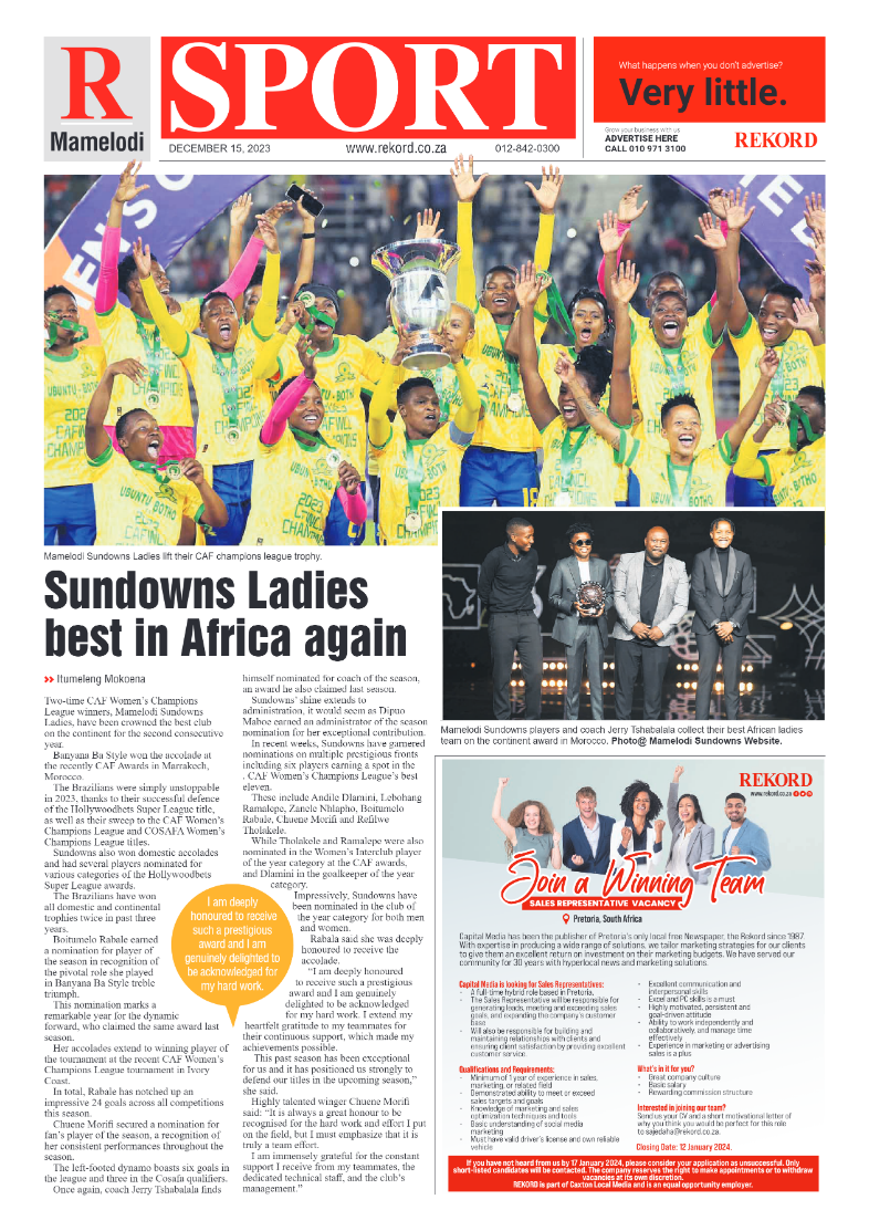 Rekord Mamelodi 15 December 2023 page 8