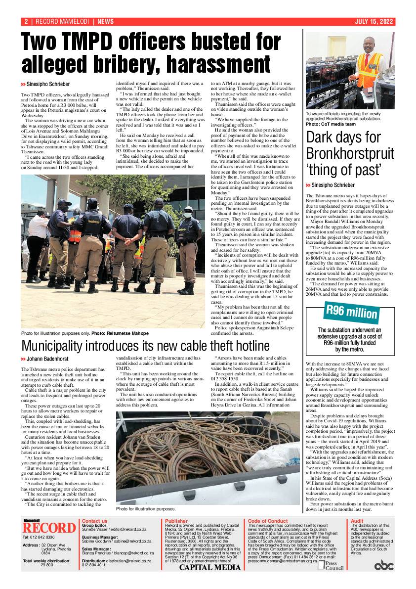 Rekord Mamelodi 15 July 2022 page 2