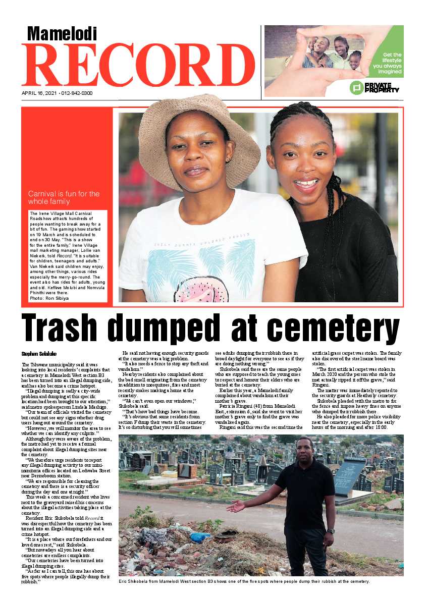 Rekord Mamelodi 16 April 2021 page 1