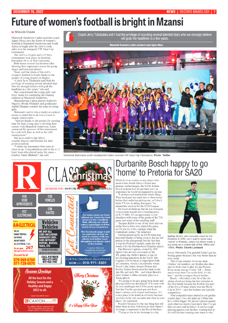Rekord Mamelodi 16 December 2022 page 7