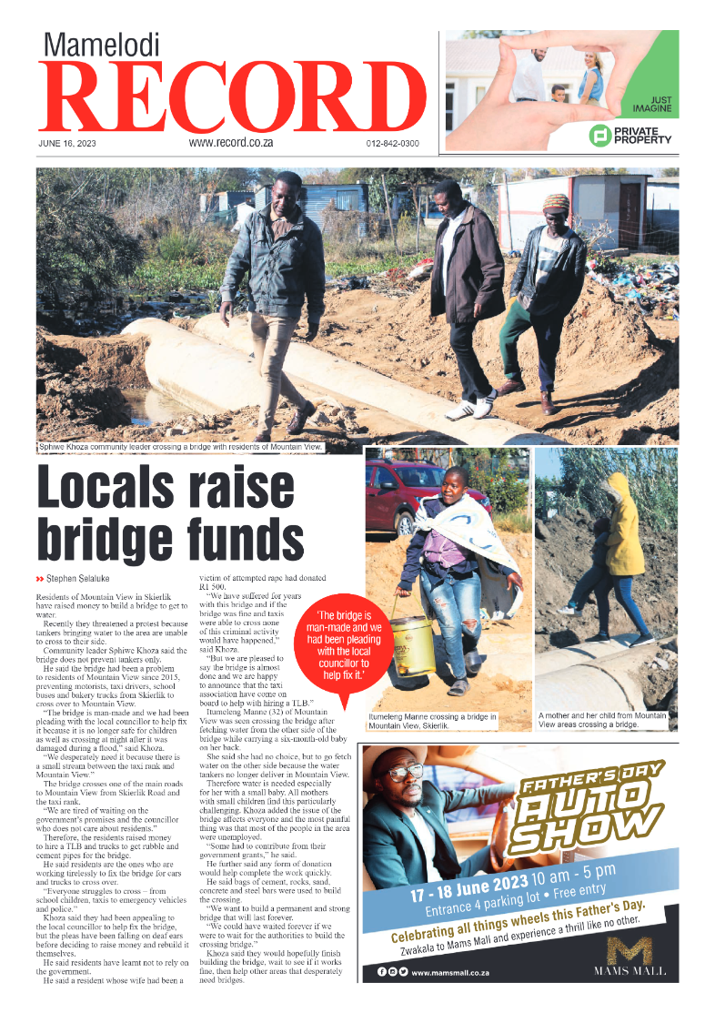 Rekord Mamelodi 16 June 2023 page 1
