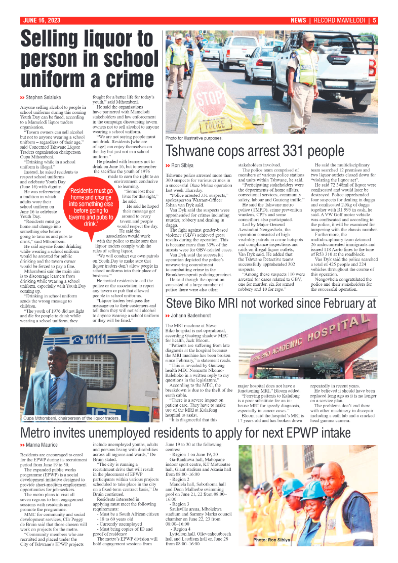 Rekord Mamelodi 16 June 2023 page 5