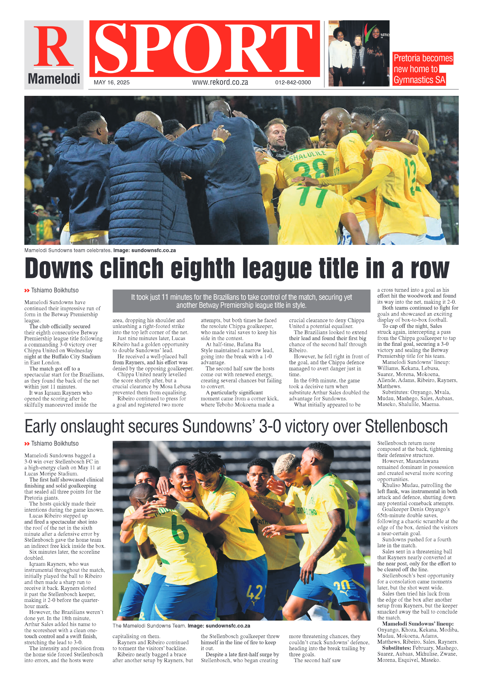 Rekord Mamelodi 16 May 2025 page 8