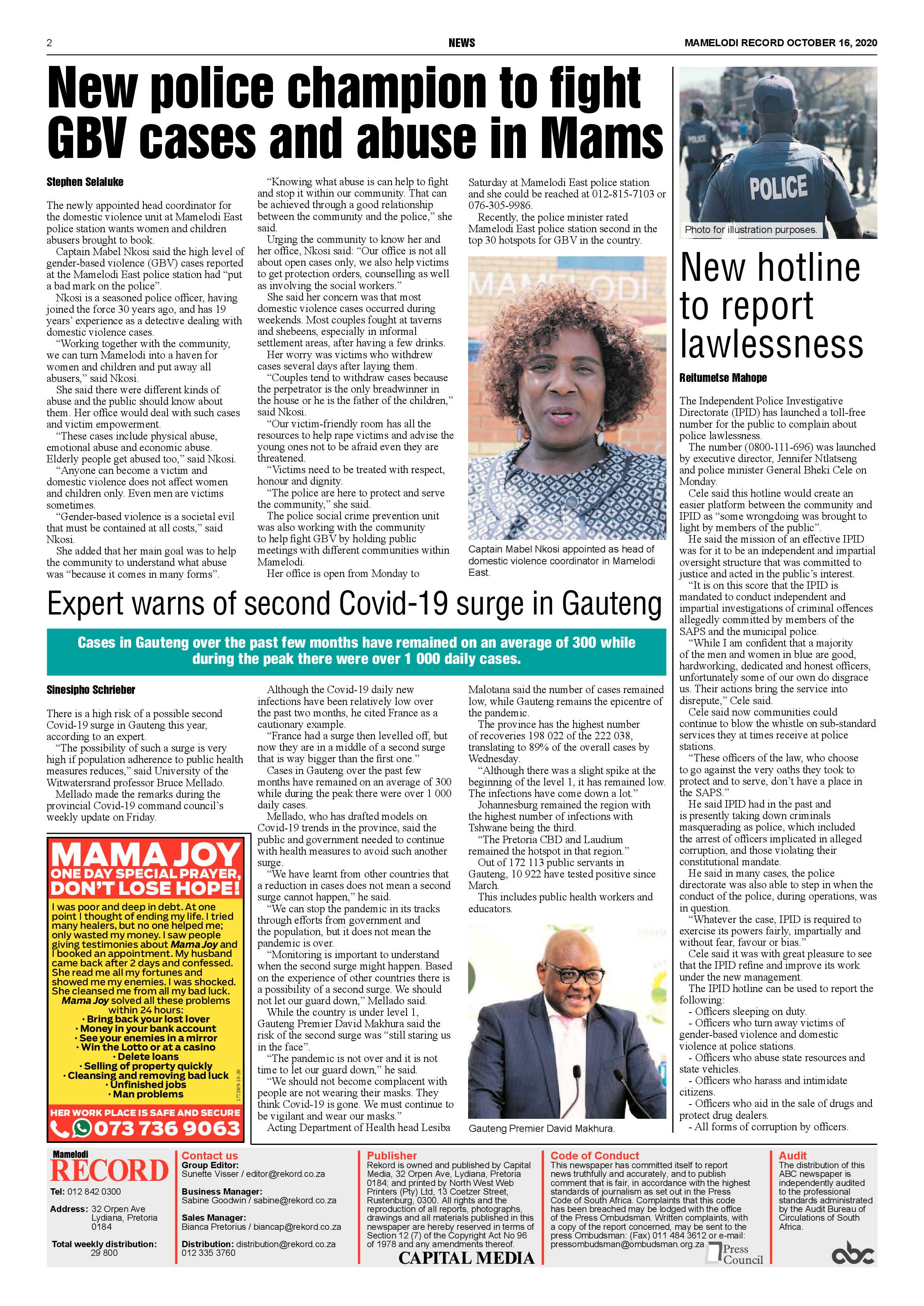 Rekord Mamelodi 16 October 2020 page 2