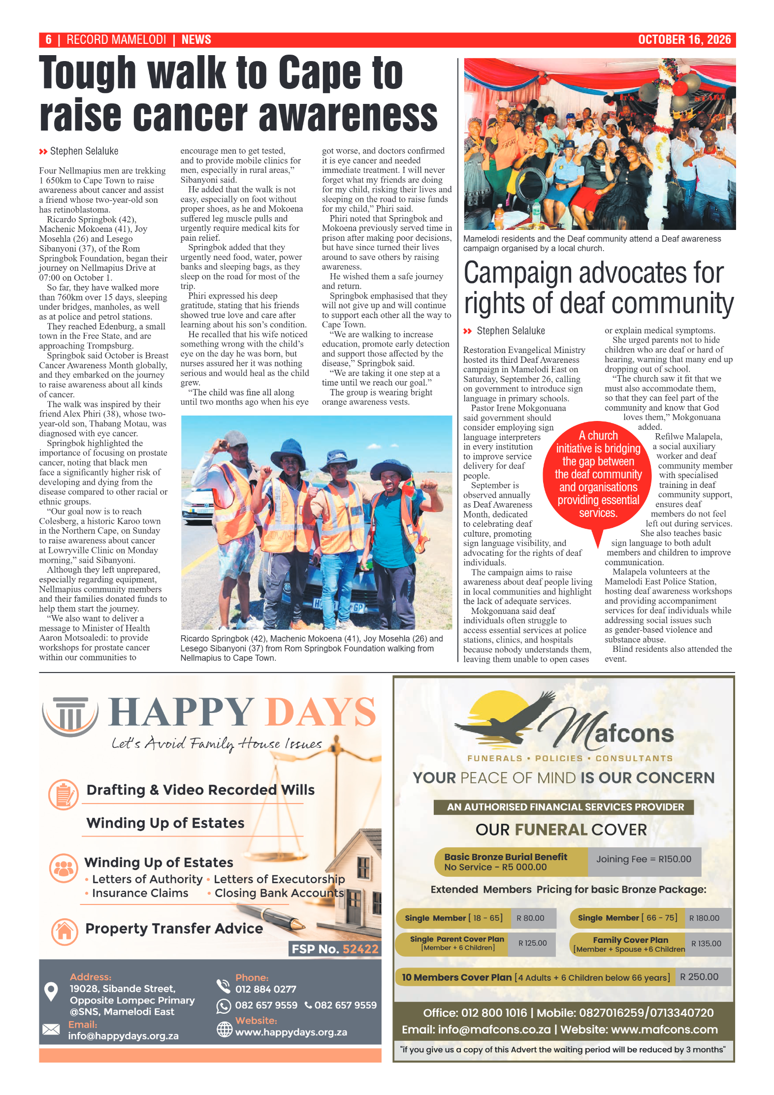Rekord Mamelodi – 16 October 2026 page 8
