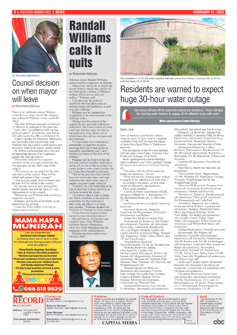 Rekord Mamelodi 17 February 2023 page 2
