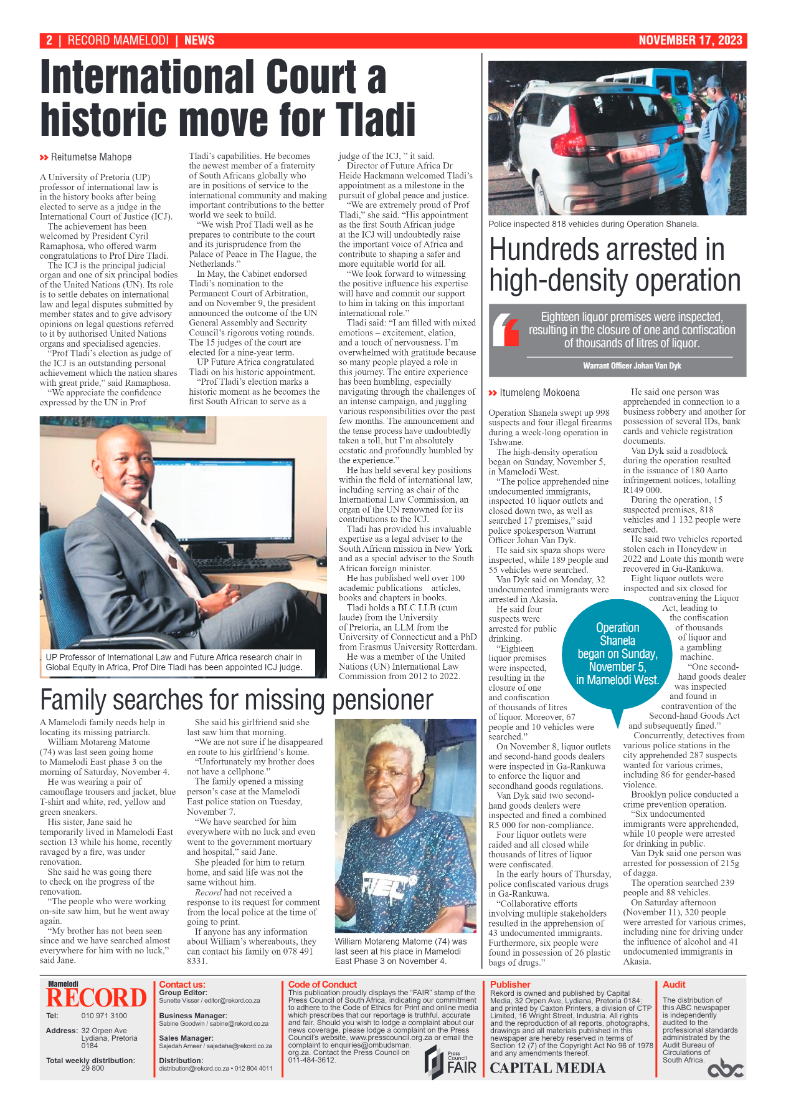 Rekord Mamelodi 17 November 2023 page 2