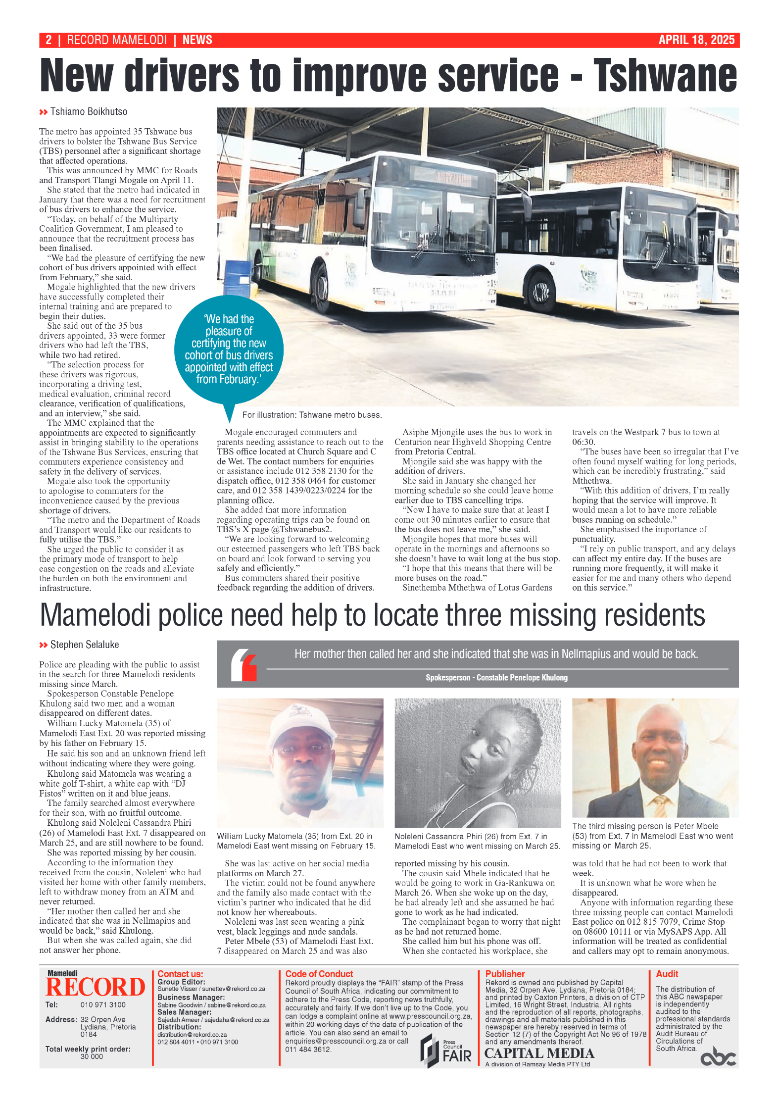 Rekord Mamelodi 18 April 2025 page 2