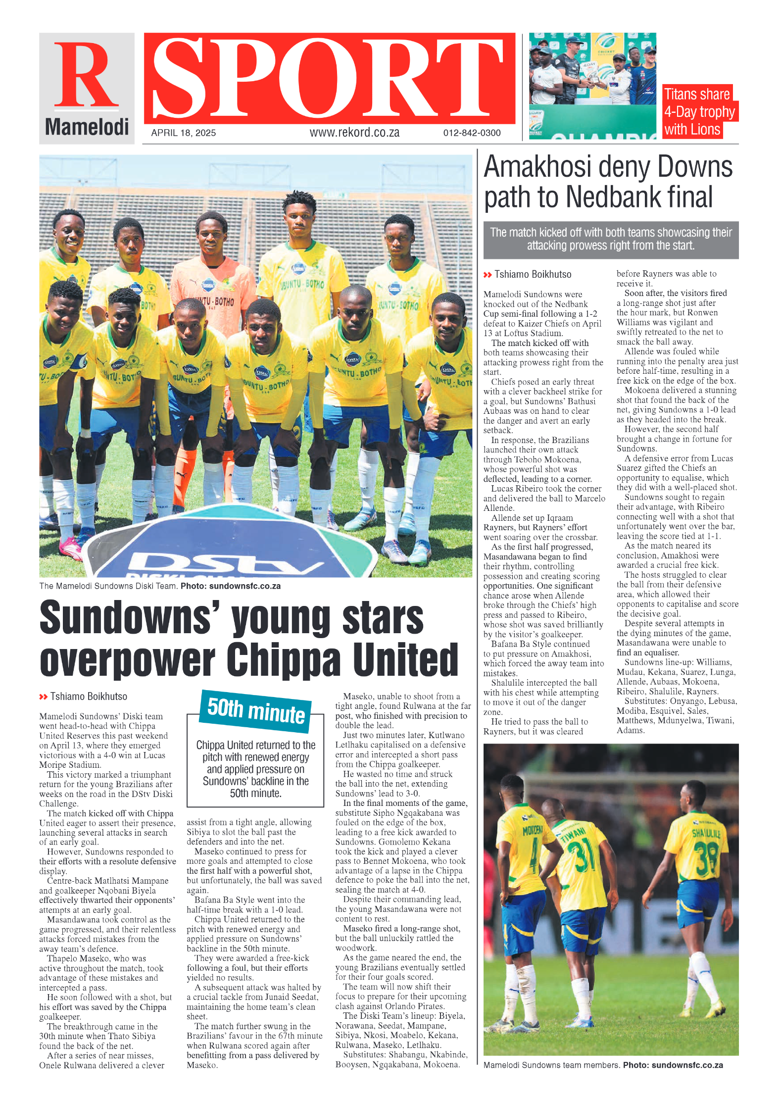 Rekord Mamelodi 18 April 2025 page 8