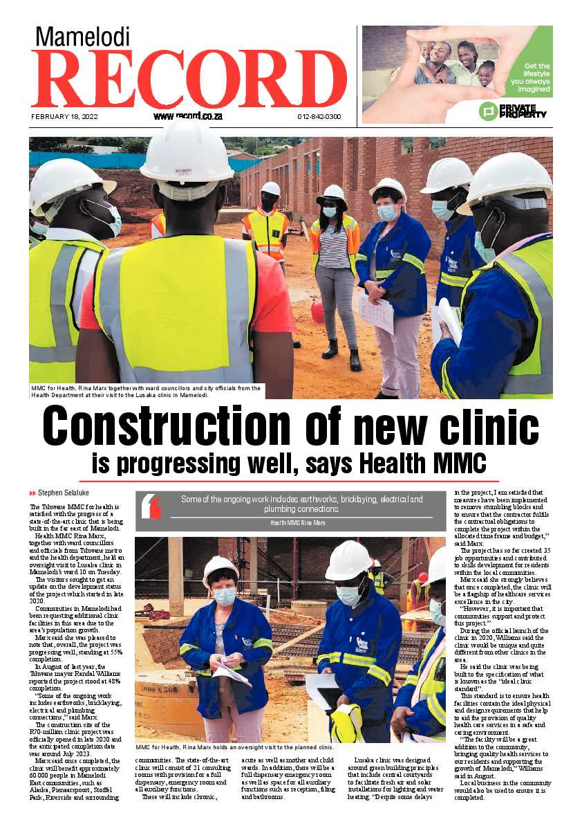 Rekord Mamelodi 18 February 2022 page 1