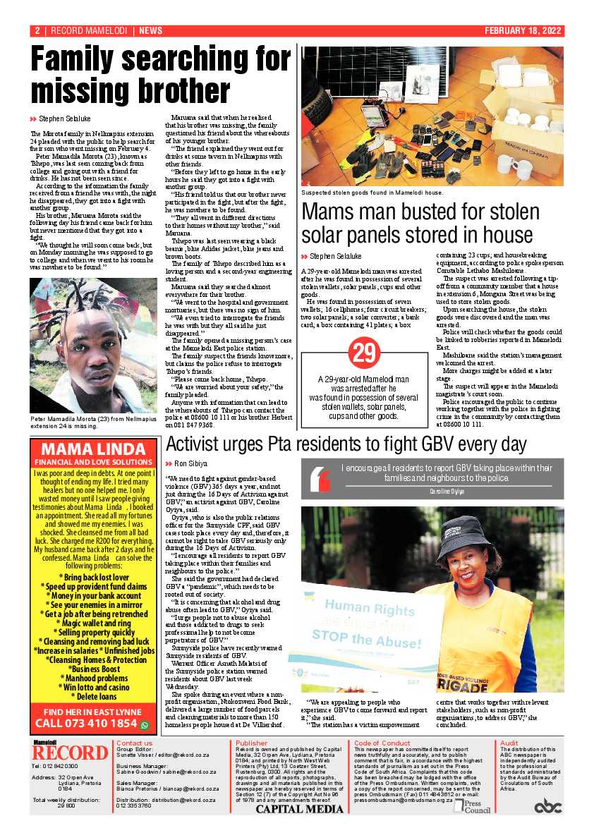 Rekord Mamelodi 18 February 2022 page 2