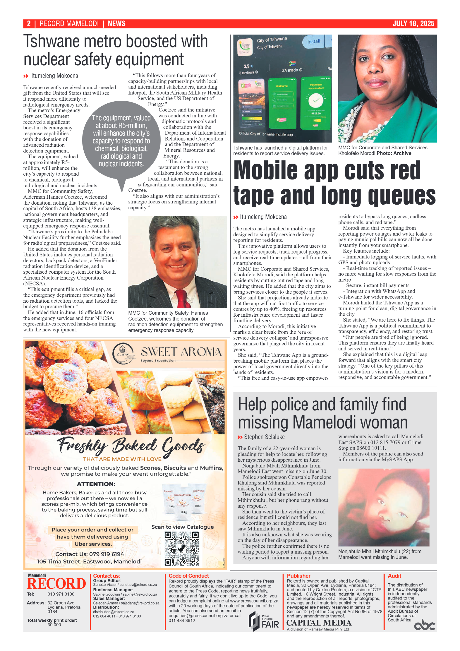 Rekord Mamelodi 18 July 2025 page 2