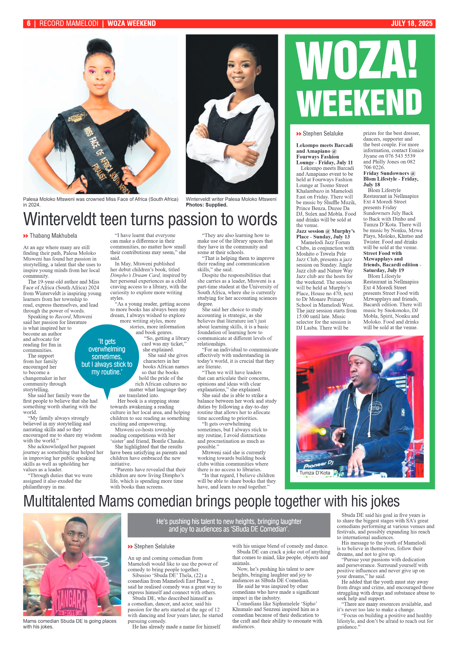 Rekord Mamelodi 18 July 2025 page 6