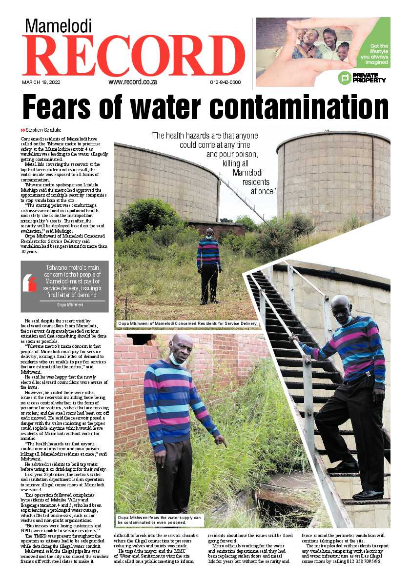 Rekord Mamelodi 18 March 2022 page 1
