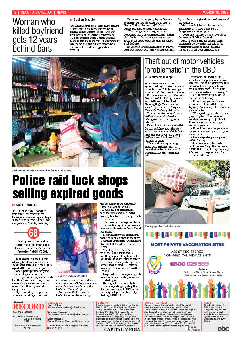 Rekord Mamelodi 18 March 2022 page 2